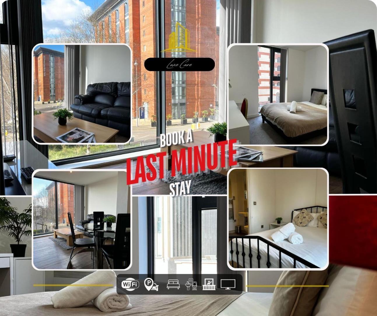 Last-Minute Specials L Book It Now L Sleeps Up To 4 L 2 Bed 2 Bath - Gym - Prime Birmingham Location L Jvt Short Lets المظهر الخارجي الصورة